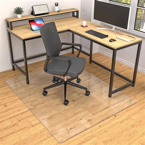 Premium Office Chair Mat for Hard Wood Floors,36 x 48 inches, Clear ...