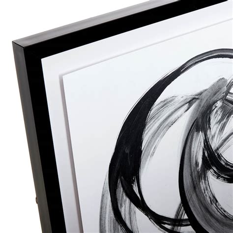 Crosby St. Glass Framed Abstract Print Wall Art, 25"