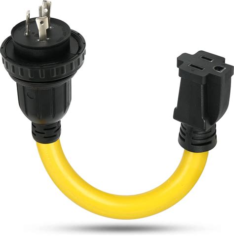 Amazon.com: 1FT 30 Amp Twist Lock Adapter, Shore Power Rv Plug Adapter ...