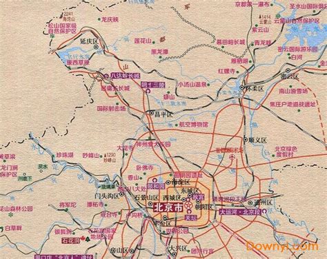 北京市景点分布图下载|北京景点地图分布图下载高清版_ 当易网