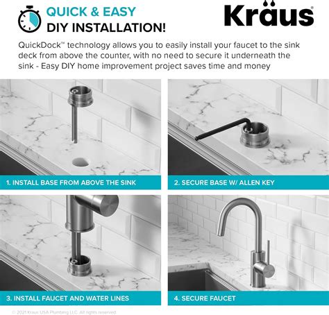 KRAUS Oletto Single Handle Kitchen Bar Faucet with India | Ubuy