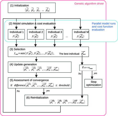 Image result for Schematic Diagram of Genetic Optimization Algorithm
