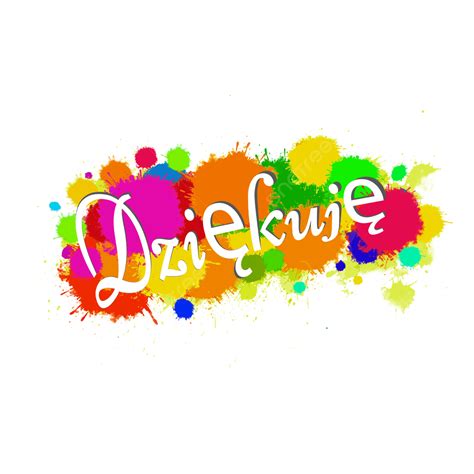 Thanks You PNG Image, Polish Thank You, Thank You, Polish, Splash PNG ...