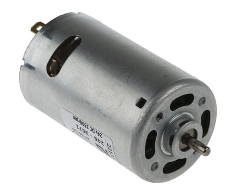 RS555 Mellor Electric | Mellor Electric Brushed DC Motor, 24V dc, 10 ...