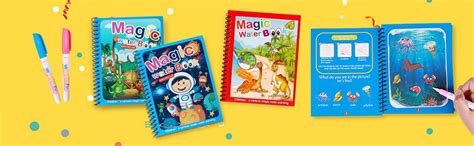 FunBlast Magic Water Painting Book with Magic Doodle Pen for Kids ...