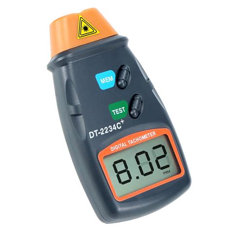 LCD Display Digital Tachometer Non-contact Tachometer Photoelectric Tachometer - Walmart.com