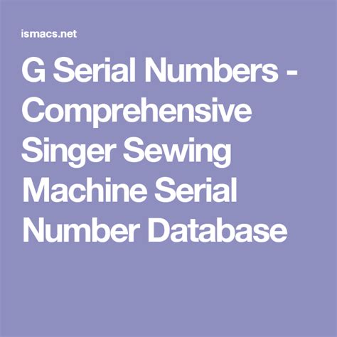 Image result for Find Serial Number On Singer Sewing Machine