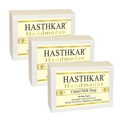 Hasthkar Handmades Glycerine Natural Camel Milk Soap - 125gm ...