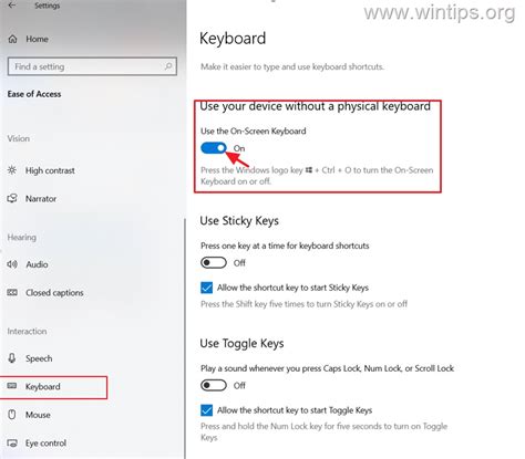 Image result for Disable Windows Keyboard On Screen
