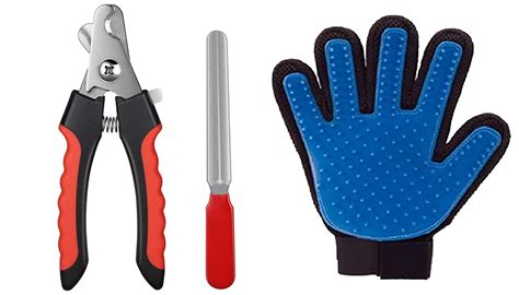 Woofy pet 5 finger glove and nail clipper with nail grinder | Grooming ...