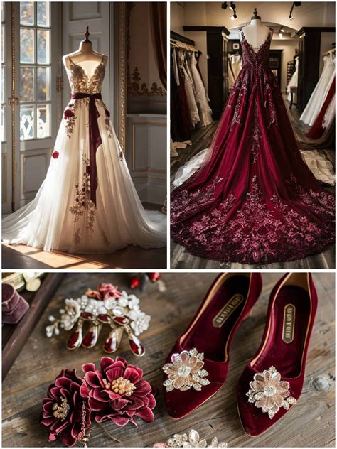 Rich Burgundy Wedding Theme Ideas for Depth | Burgundy wedding theme, Wine wedding dresses ...