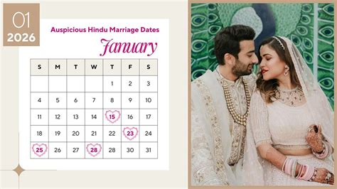 Best Marriage Dates In 2025 and 2026 - Auspicious Hindu Wedding Dates ...