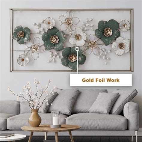 Floral Symphony Metal Art – Decorporium