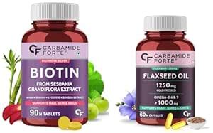 Carbamide Forte Biotin for Hair Growth with Amla, Brahmi & Bamboo ...