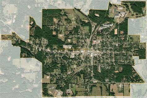 Map of Troup city