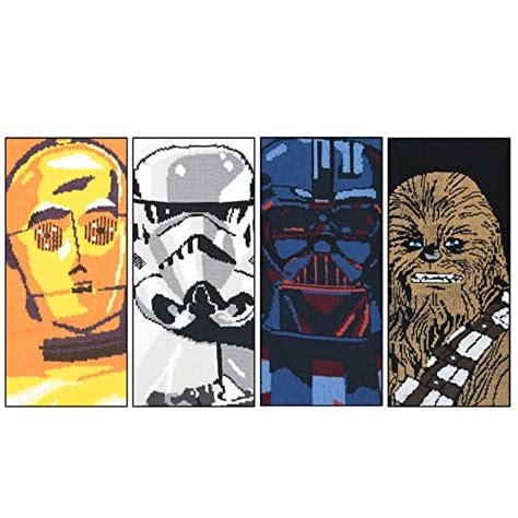 Buy BALENZIA X STAR WARS Character Crew Socks for Men – Pack of 4 ...