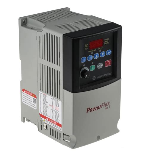 22B-D010N104 | Allen Bradley PowerFlex 40 Inverter Drive, 3-Phase In ...