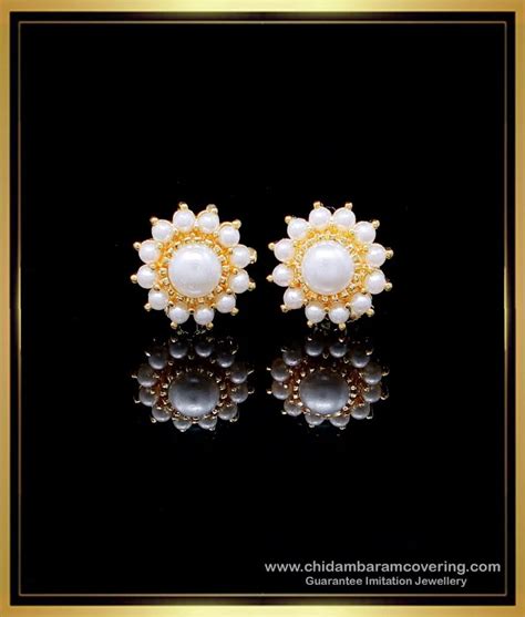 Buy Latest Gold Earrings Design Muthu Stud Kammal for Ladies