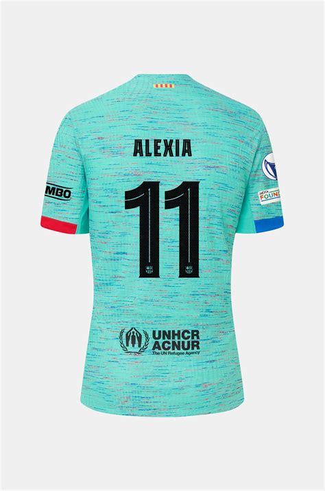 UWCL FC Barcelona third shirt 23/24 Player's Edition - ALEXIA – Barça ...