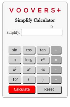 Simplify Calculator Tutorial 的图像结果