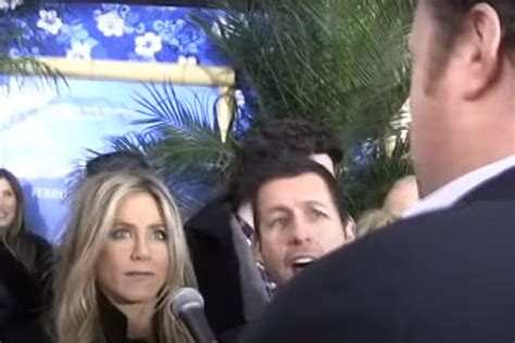 The Time Jenifer Aniston and Adam Sandler Were Left in Shock Over Extremely Tall Reporter - Free ...