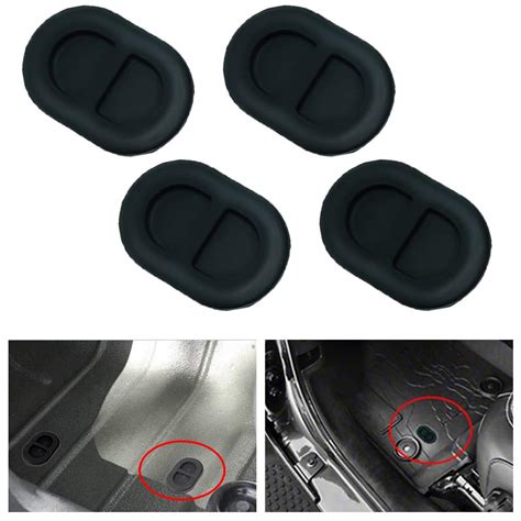4PCS Floor Pan Drain Plug Rubber Floor Drain Plug Oval Shaped Floor Pan ...