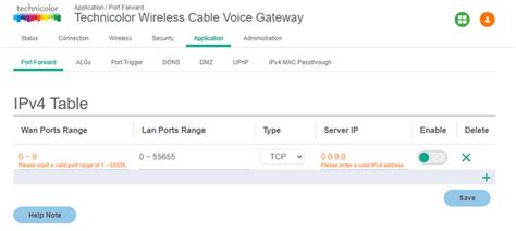Technicolor Router Port-Forwarding 的图像结果