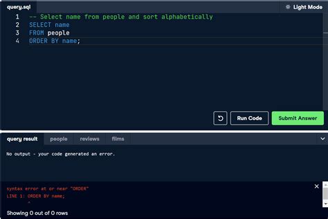 SQL Syntax Errors 的图像结果