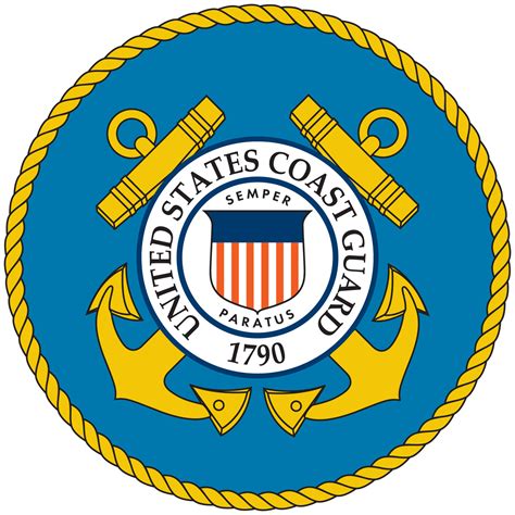Official Logo of US Coast Guard free image download