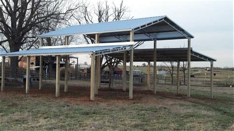 Monitor Barn Style Pole Building with Metal Trusses