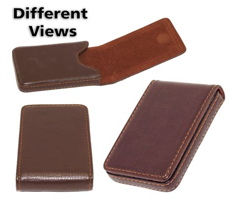 NISUN Leather Pocket Sized Credit/Debit/Business Card Holder Wallet ...