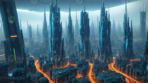 High-Tech Celestial City 的图像结果