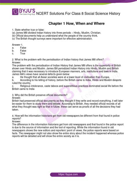 Social Science Chapter 1 Class 8 Project Work 的图像结果