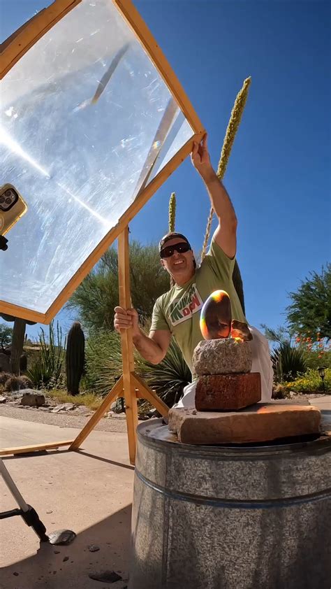 Solar Death Ray from giant lens melts lava rock. Did ancient Egyptians ...