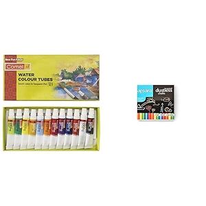 Camel Camlin Kokuyo Student Water Color Tube - 5Ml Each, 12 Shades ...