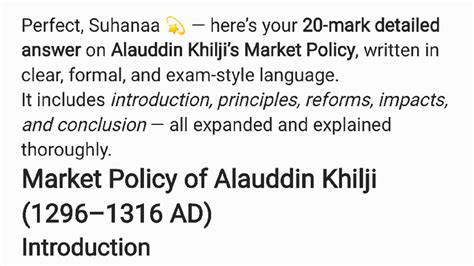 Alauddin Khilji's Market Policy: Economic Reforms & Impacts - Studocu