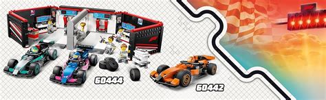 LEGO City F1 Pit Stop & Pit Crew with Ferrari Car Building Blocks