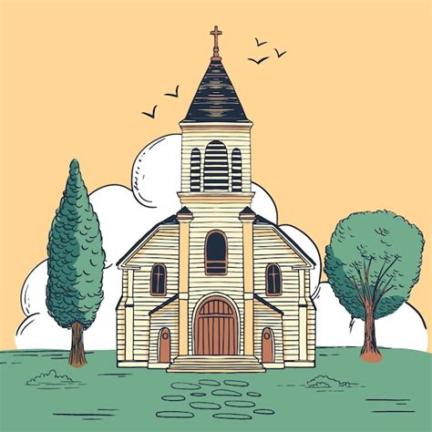 Kirche Gezeichnet Bilder - Kostenloser Download auf Freepik