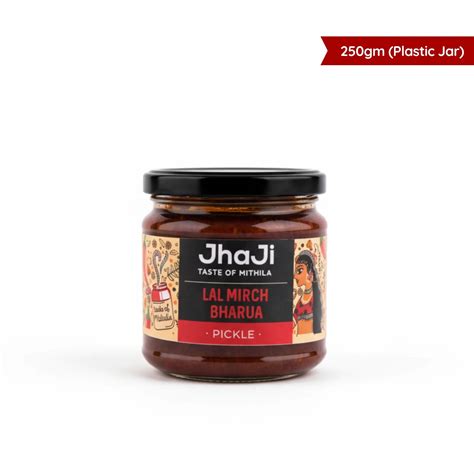 Lal Mirch ka Bharua Achar | Buy Red Chili Pickle Online at JhaJi Store