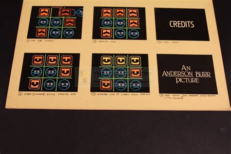 The Prop Gallery | End credit design storyboards