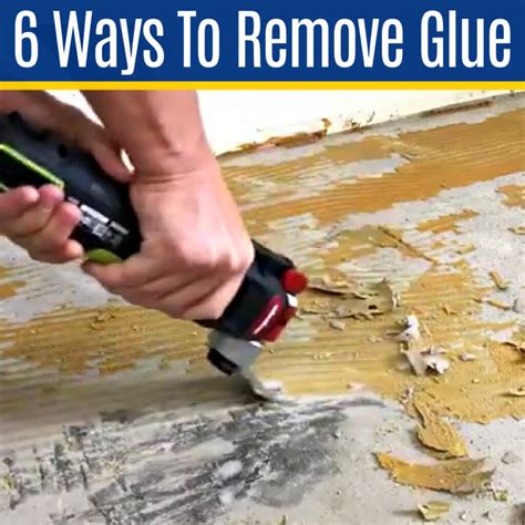 How To Remove Adhesive From Concrete Floors (6 Ways To Remove Glue ...