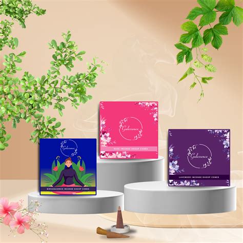 Gulessence Floral Rose, Lavender , Nirvanasence Incense Dhoop Cones