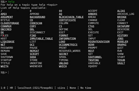 Image result for How to Connect in Oracle Using Run SQL Command Line