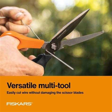 Fiskars Cuts+More Multi-Tool Stainless steel Garden shear in the Floral ...