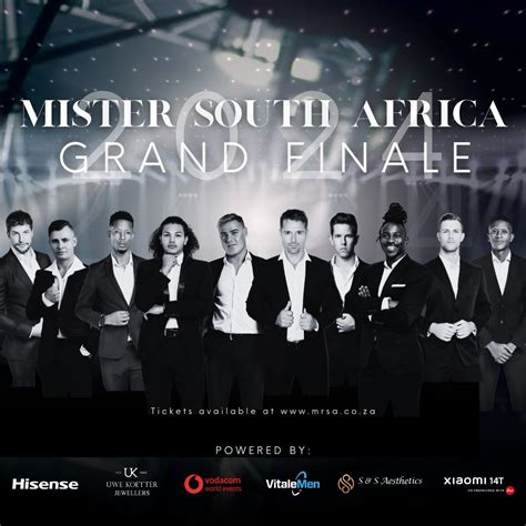 Mr South Africa 2024 Grand Finale, Vodacom World Events, Midrand, 9 ...