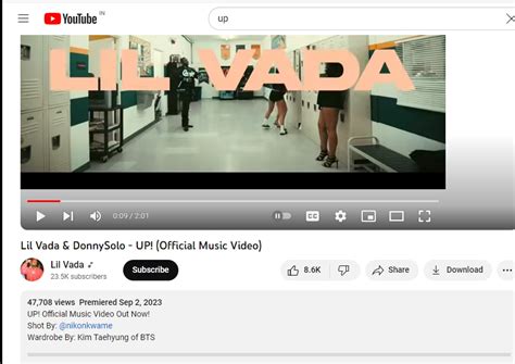 BTS V is in Lil Vada and DonnySolo's latest music video UP!, and fans ...