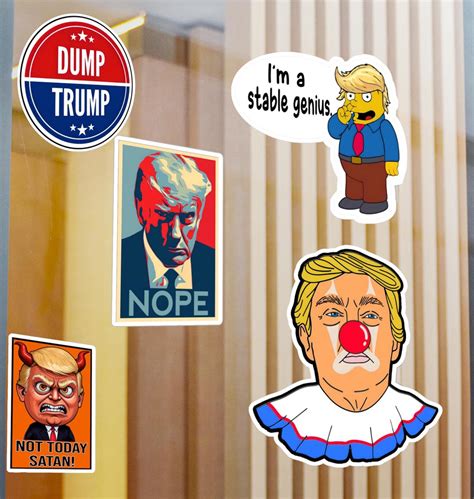 Anti-trump - Vinyl Stickers - Etsy