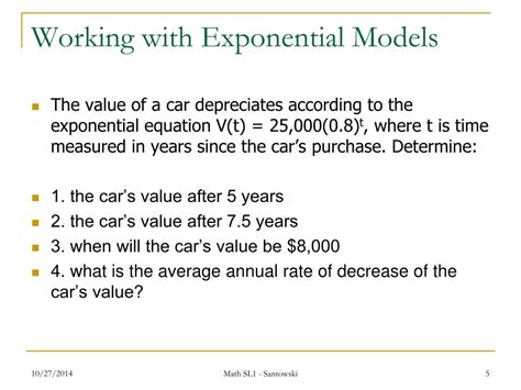 Exponential Modeling Examples 的图像结果