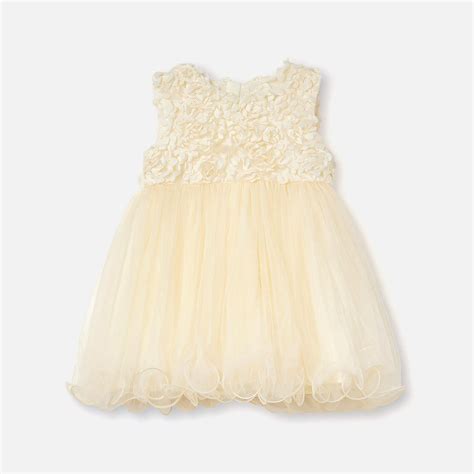 Buy Juniors Floral Applique Sleeveless Dress with Zip Closure from ...