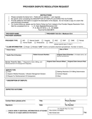 PDR Request Form.doc - Lacare - Fill and Sign Printable Template Online